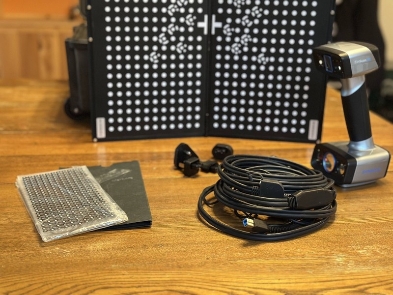 3D Scanner Einscan HX Handheld Hybrid Blue LED Laser and EXTRAS gallery