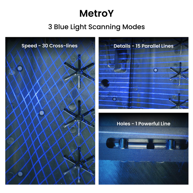 Revopoint MetroY 3D Laser Scanner For 3D Print 0.01mm Precision Handheld Scanner gallery