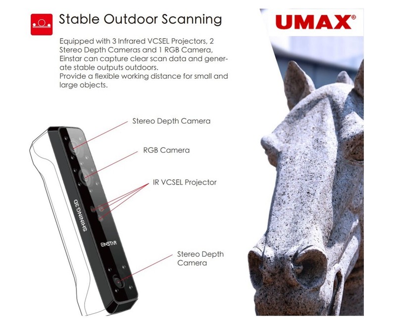 EinStar Scanner with Expert 30 Min Training High Precision 3D Scanning Device gallery