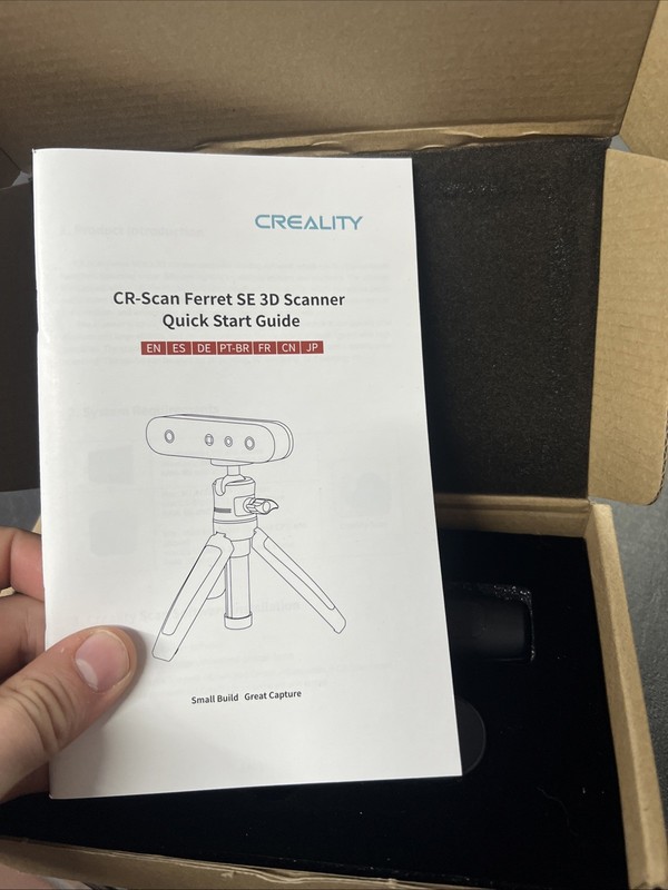 Creality CR-Scan Ferret SE 3D Scanner for 3D Printing, Anti-Shake Tracking gallery