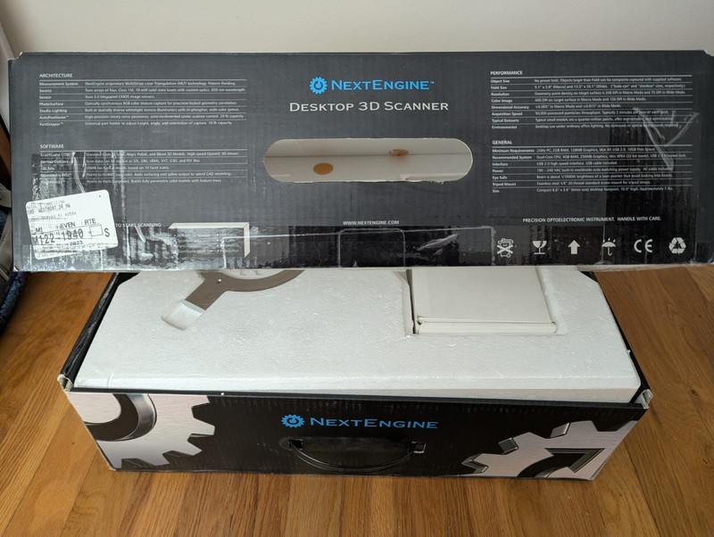 Next Engine 3D Laser Scanner Ultra HD Desktop Scanner with RapidWorks gallery
