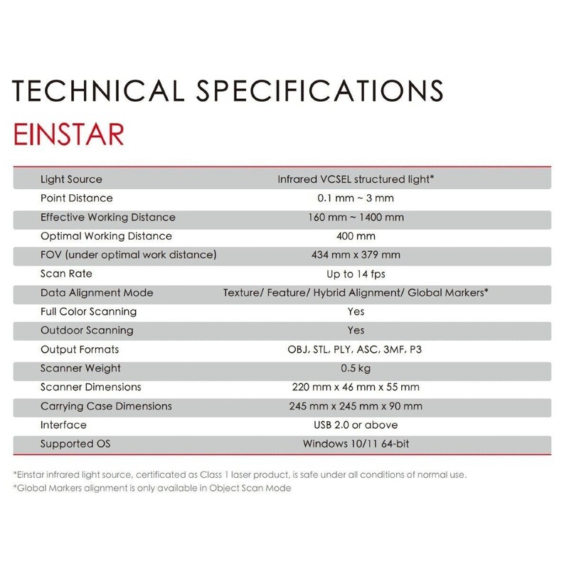 NEW Einstar Handheld 3D Scanner | Turntable + Software | High Detail & Color gallery