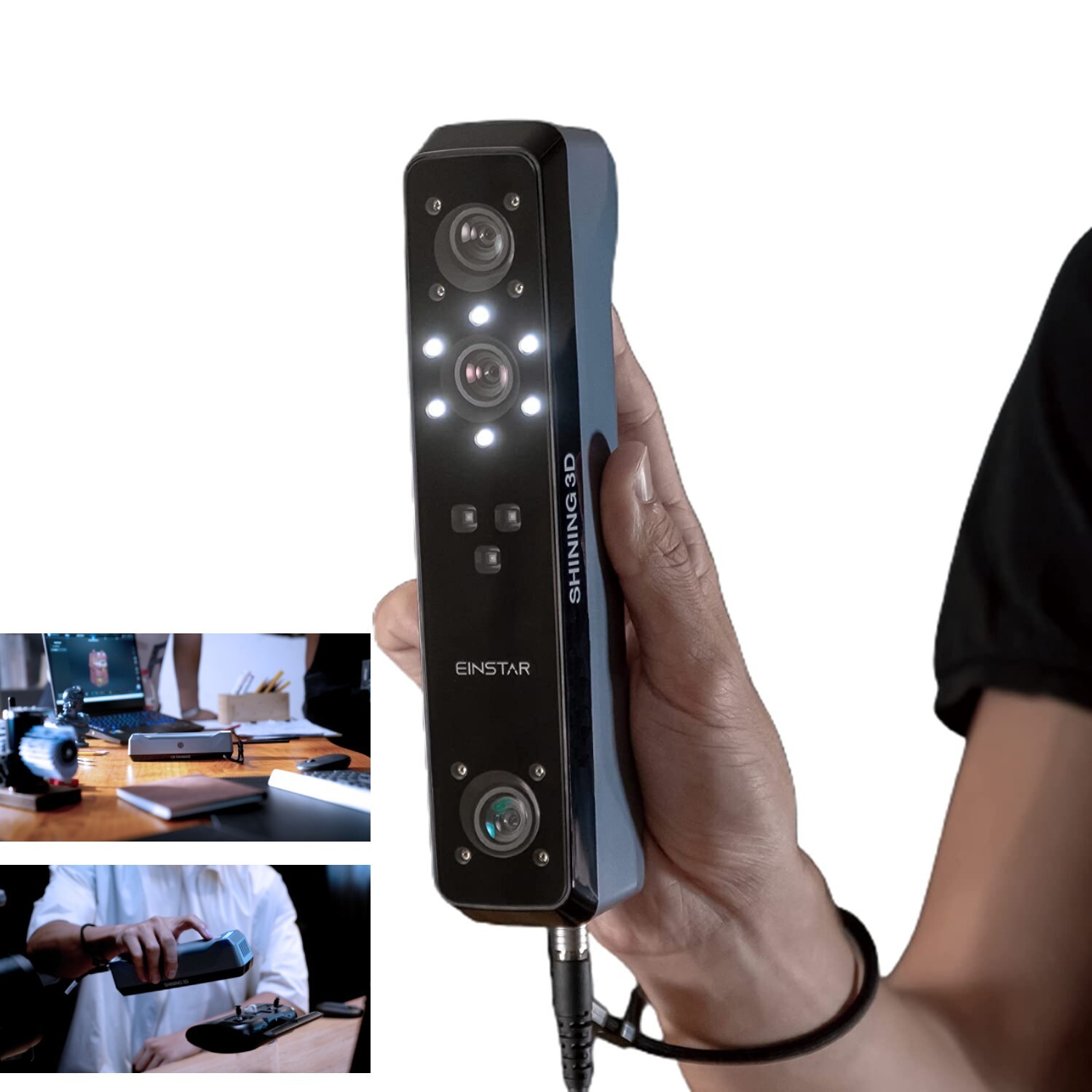 Shining3D Einstar Handheld Color 3D Scanner w/ Scanning Software for 3D Printer gallery