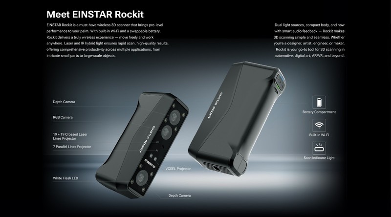 SHINING 3D ROCKIT 3D SCANNER gallery