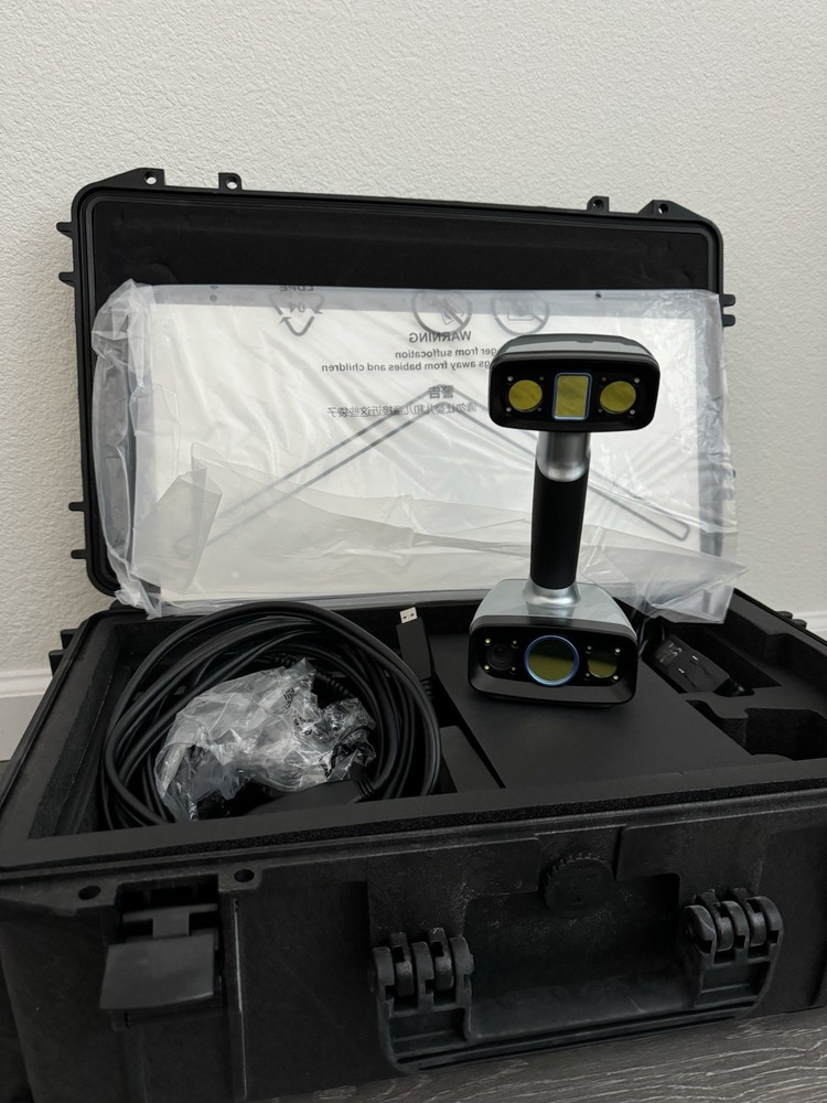 EinScan HX 3D Scanner | 0.05mm High Res | Blue Laser | Great for Metal & Cars