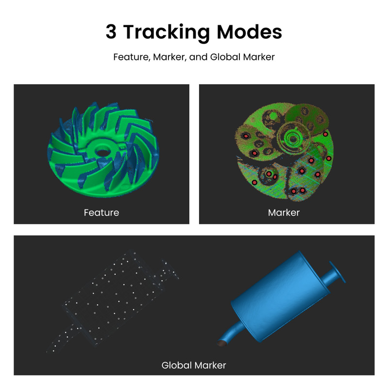 Revopoint MetroX 3D Laser Scanner 0.01MM Handheld Laser Scanner For CAD Designer gallery