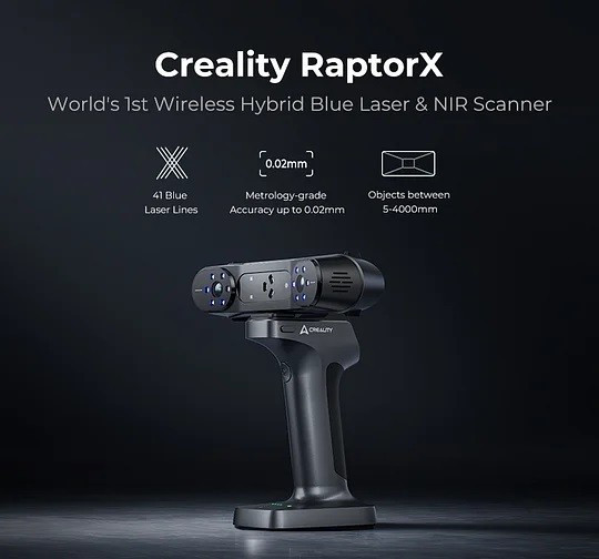 Creality CR-Scan Raptor X with Scan Bridge gallery
