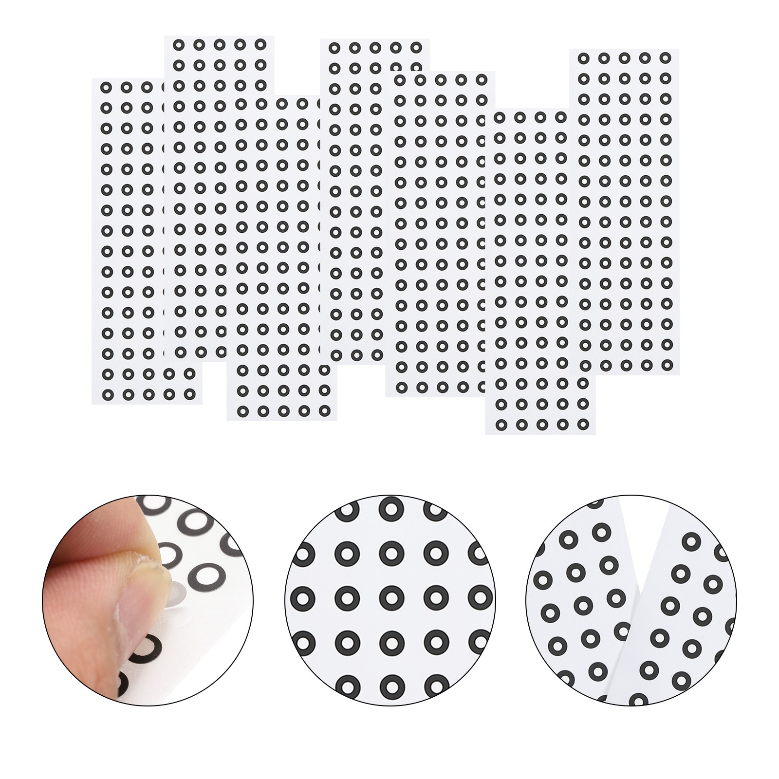 600 Pcs 3D Scanner Markers 1.5mm Low Reflective 3D Scanning Dots(1.5x3.5mm) gallery