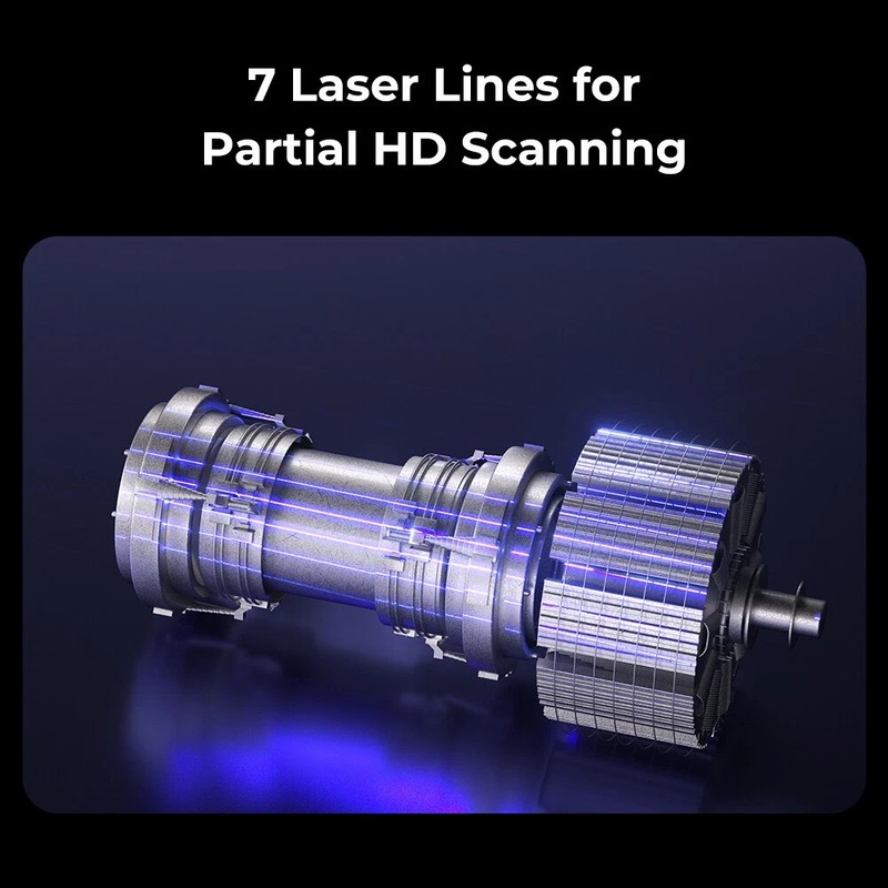 Creality Raptor Pro 3D Scanner 22+7 Blue Laser Lines 60fps for 5-4000mm Objects gallery