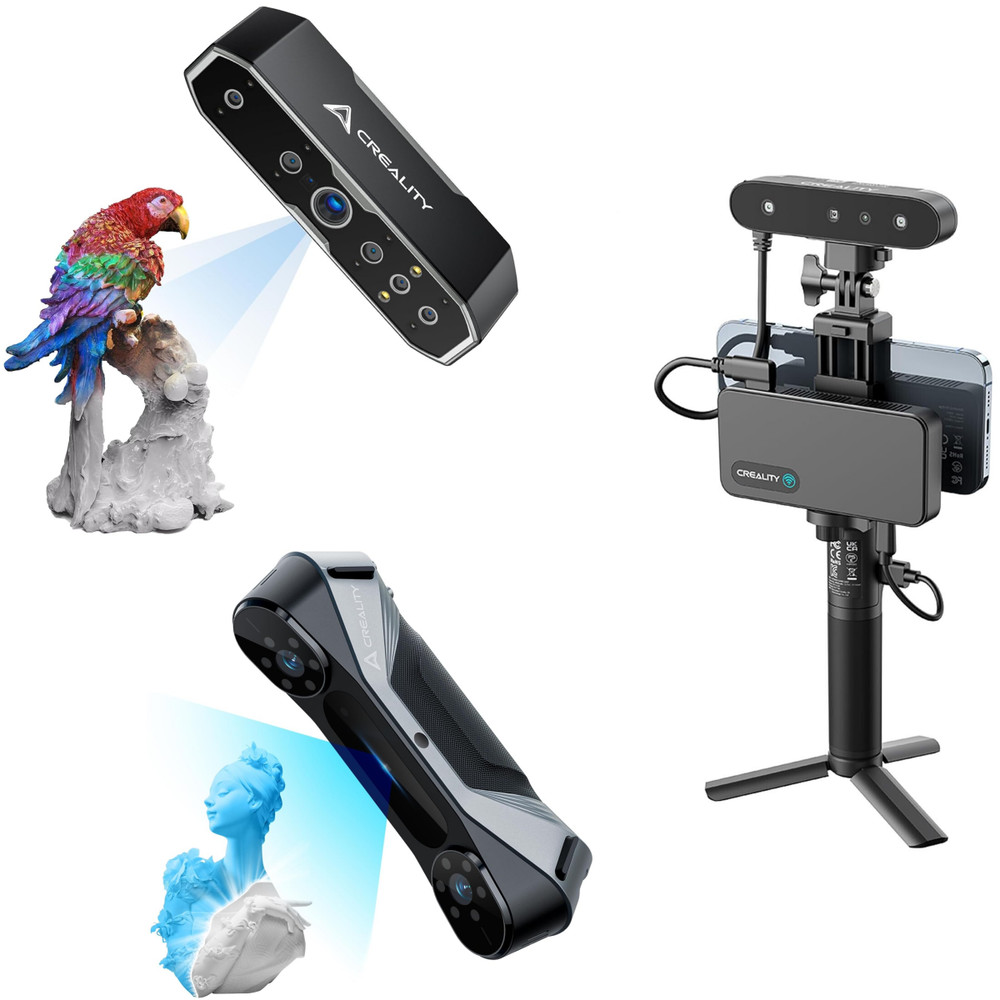 Creality 3D Scanner CR-Scan Ferret Pro/Otter/Raptor for 3D Printing Handheld US