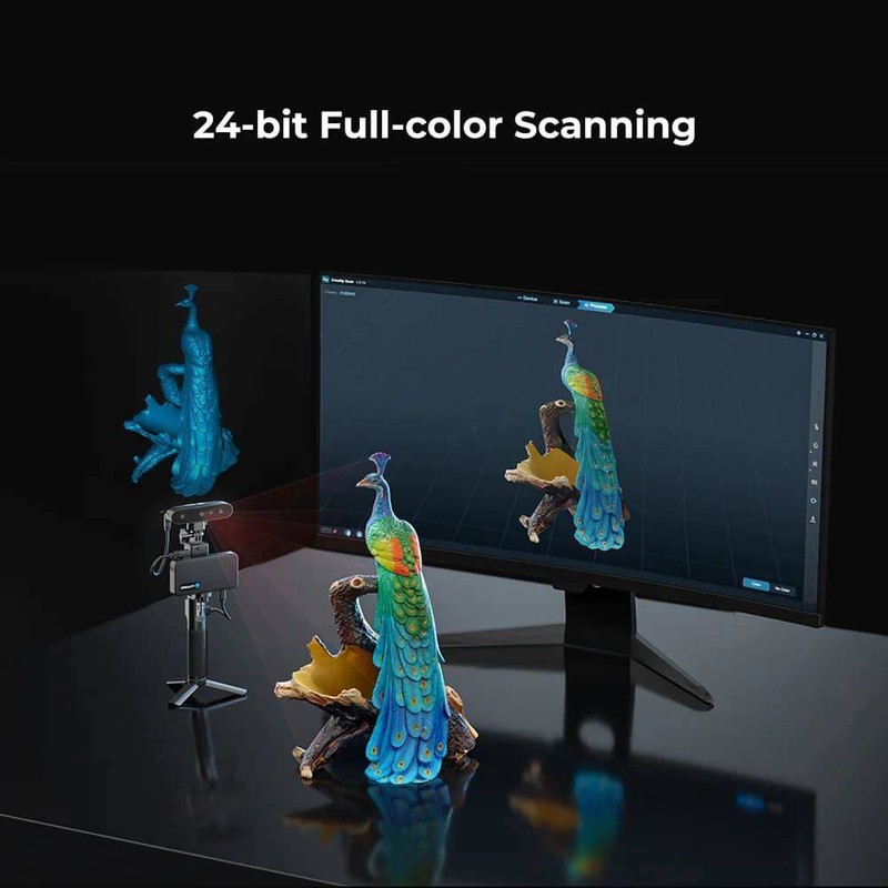 Creality Ferret Pro 3D Scanner 24Bit Full-Color Scan for Windows/Mac/iOS/Android gallery