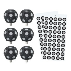 6 Pcs 3D Magnetic Ball Marker with 100 Pcs 6x10mm 3D Scanning Markers