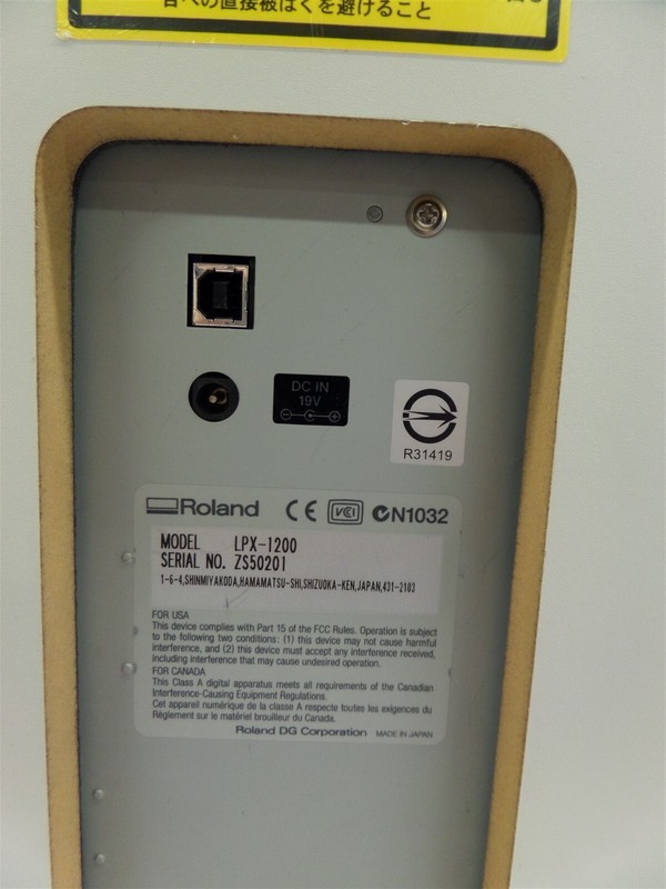 Roland LPX-1200 PICZA 3D Laser Scanner gallery