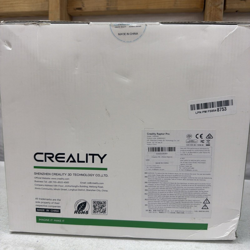 Creality Raptor Pro 3D Scanner Hybrid Blue Laser *OPENBOX* gallery