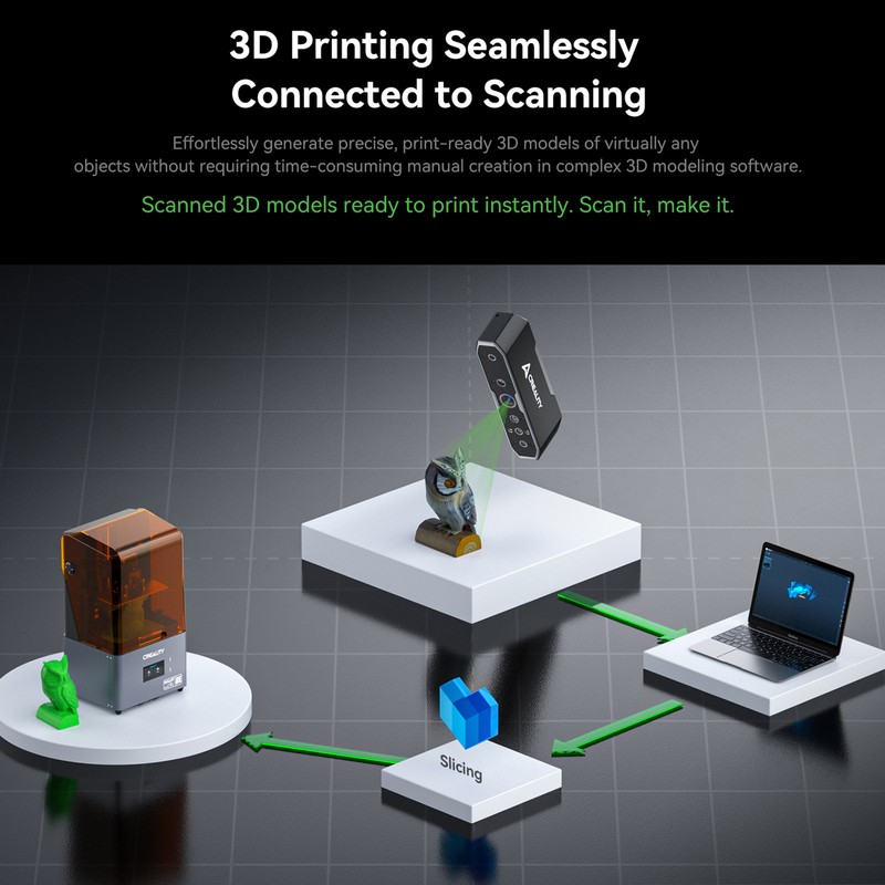 Creality CR-Scan Otter 3D Scanner Reverse Engineering Handheld Scanner K6G7 gallery