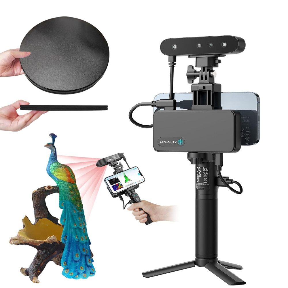 Creality Ferret Pro 3D Scanner 30 fps Anti-shake Tracking w/ Rotating Turntable gallery