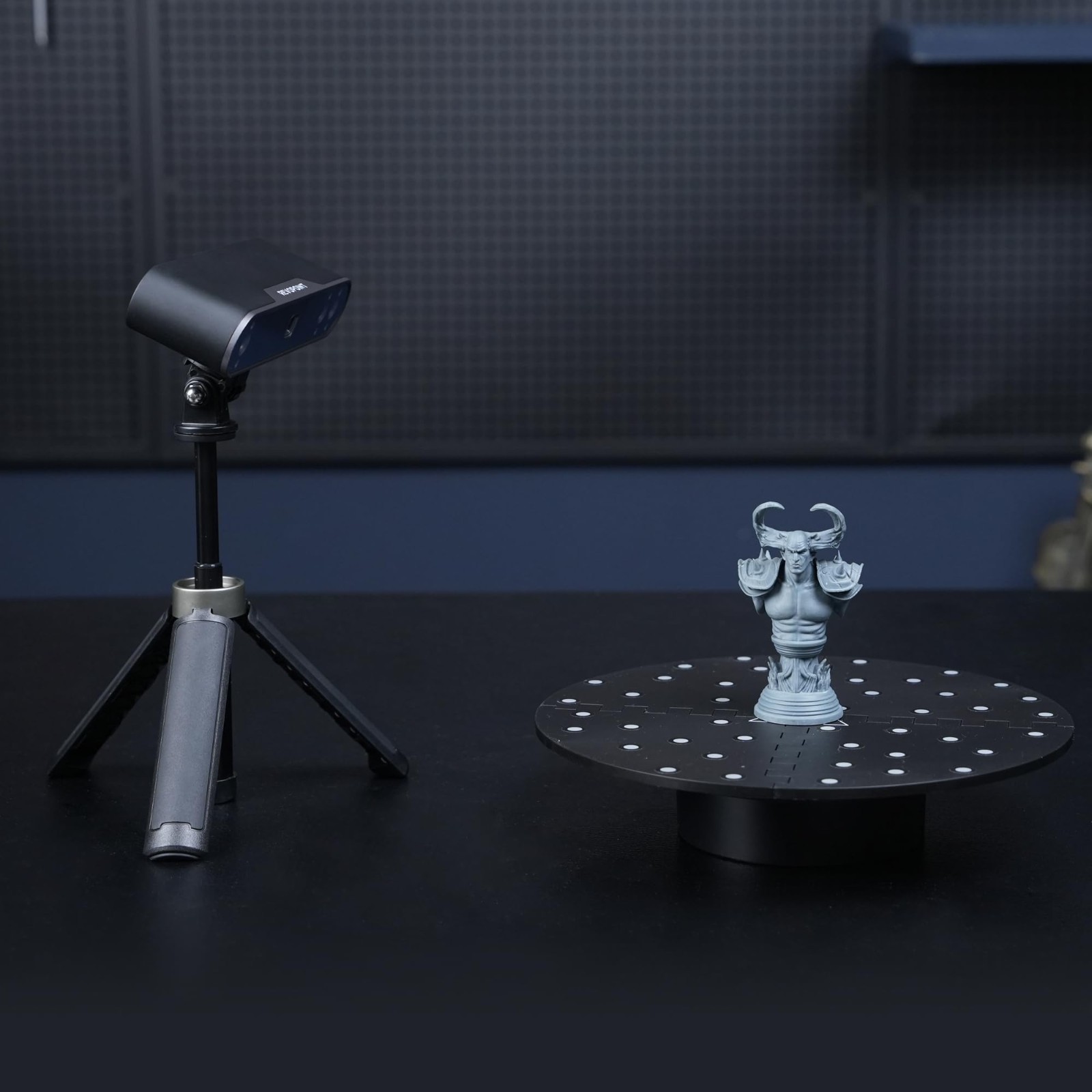 Auto Turntable for 3D Scanners - Easy Scanning of Small & Medium Objects, Marked gallery