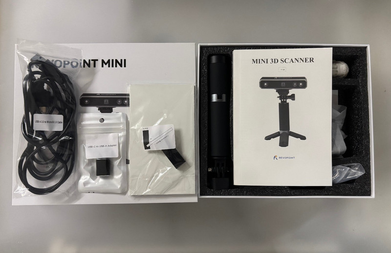 Revopoint MINI 3D Scanner with Rotary Base + Dual-Axis Turntable II gallery