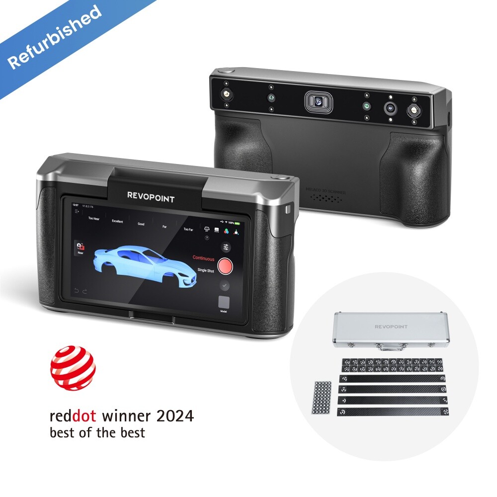 Revopoint MIRACO Plus 3D Scanner 0.02mm Precision 20fps All-in-one Handheld Scan gallery
