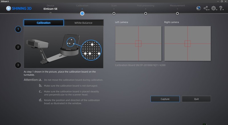 UNTESTED Shining 3D EinScan-SE Desktop 3D Scanner (no stand) gallery