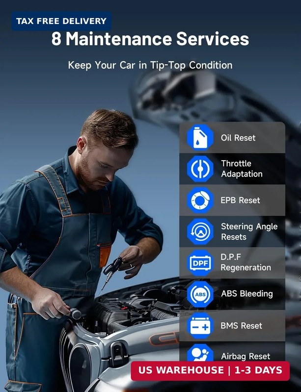 TOPDON TopScan Lite OBD2 Scanner Bluetooth, Bi-Directional Scanner Wireless All gallery