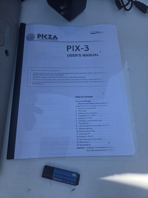 Roland Picza Pix 3 Touch-Probe 3-D Scanner ~ GOOD~ FREE SHIPPING ~ FREE RETURNS gallery