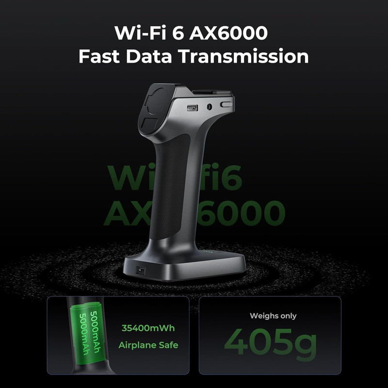 Raptor X 3D Scanner - 60FPS, 34 Cross Laser, 0.02mm Accuracy, WiFi 6 gallery
