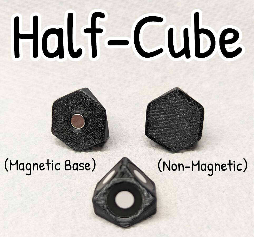 3D Scanner Targets - Geometric Target Markers (Half-Cubic) (10 pieces) gallery