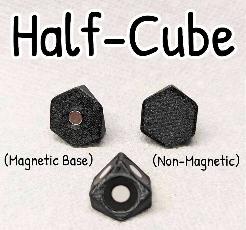 3D Scanner Targets - Geometric Target Markers (Half-Cubic) (10 pieces) gallery