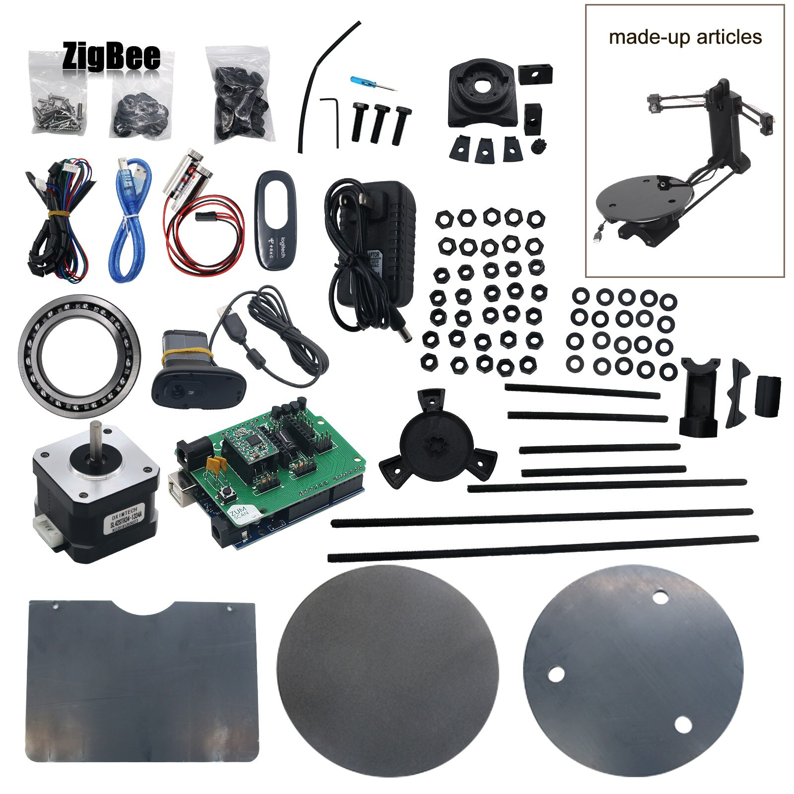 NEW 3D Open Source DIY 3D Scanner Kit Advanced Laser Scanner w/ C270 Camera 3D gallery