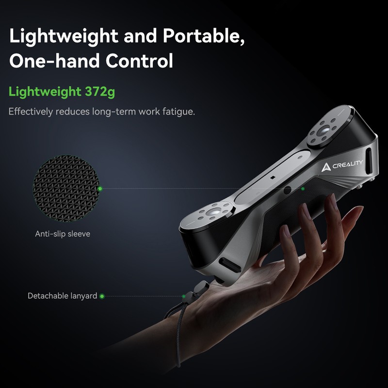 Creality CR-Scan Raptor 3D Scanner Handheld 60FPS 24Bit Full-Color Scanning G9O7 gallery