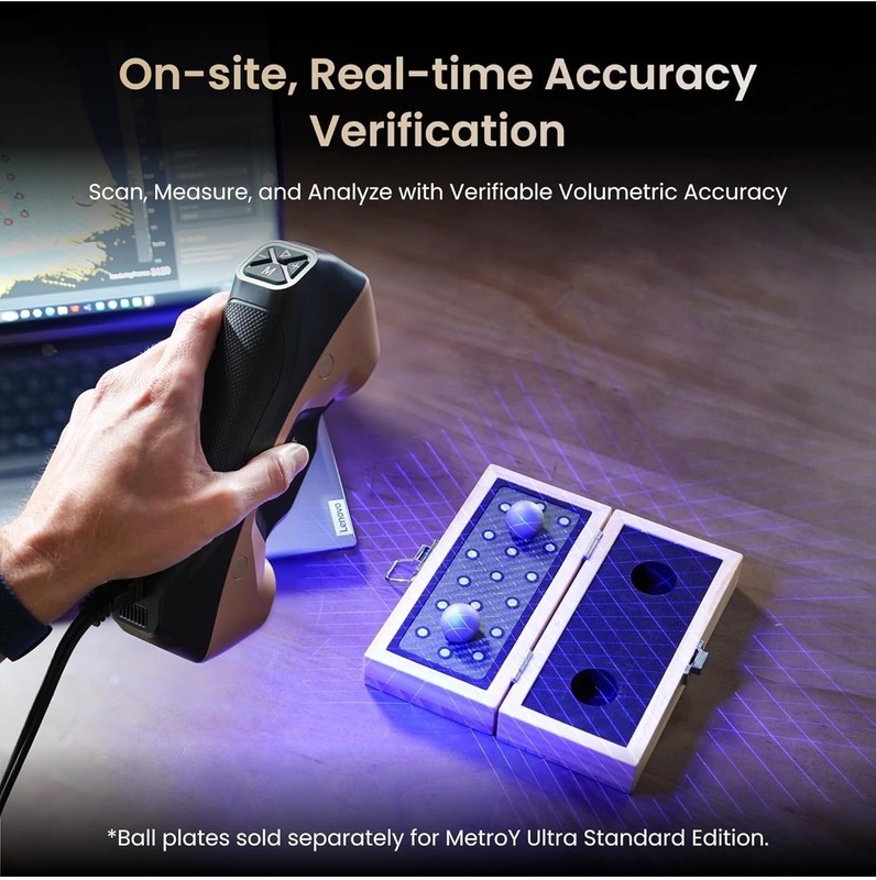 Revopoint MetroY Ultra Laser 3D Scanner for3D Printing Handheld/Standard Edition gallery