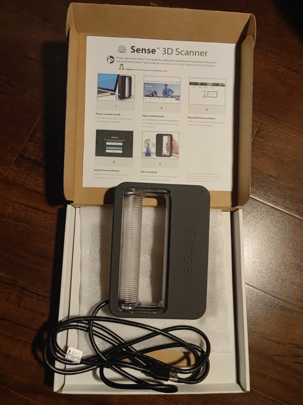 3D SYSTEMS Sense 3D Scanner. Mint. Boxed gallery