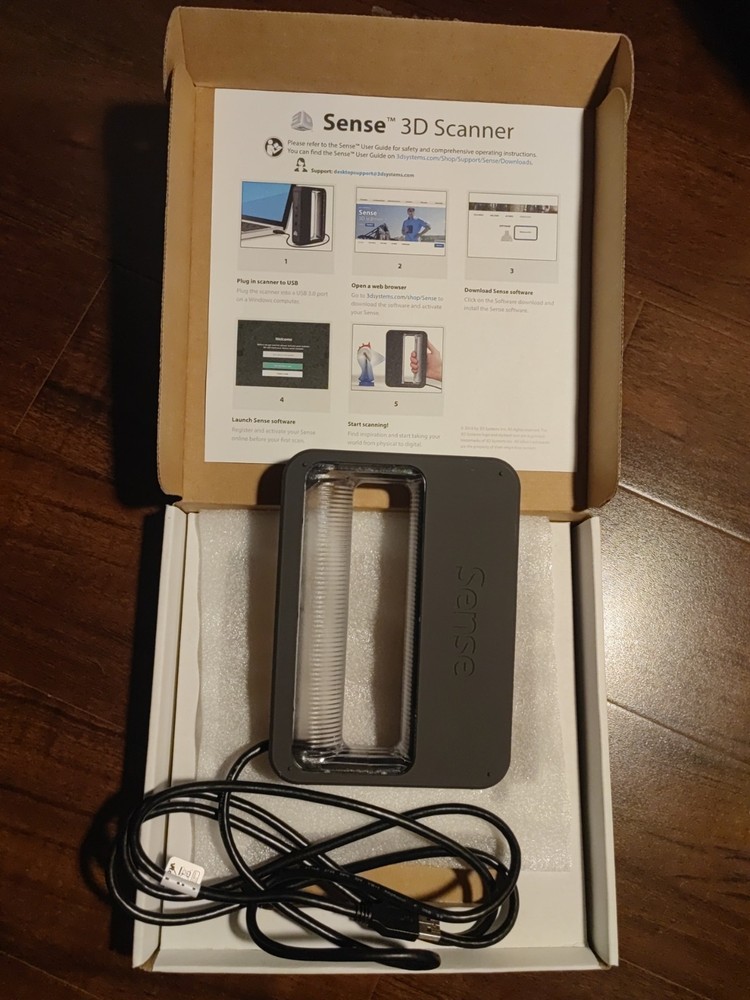 3D SYSTEMS Sense 3D Scanner. Mint. Boxed