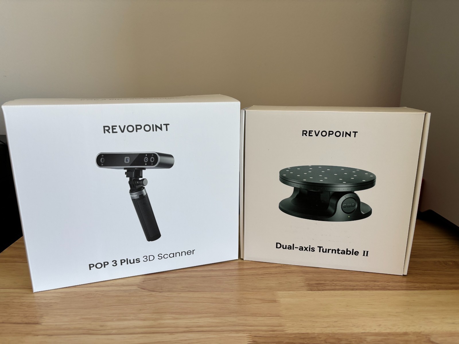POP 3 Plus Advanced Edition 3D scanner w/turntable, never opened gallery