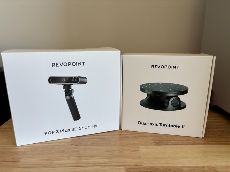 POP 3 Plus Advanced Edition 3D scanner w/turntable, never opened gallery