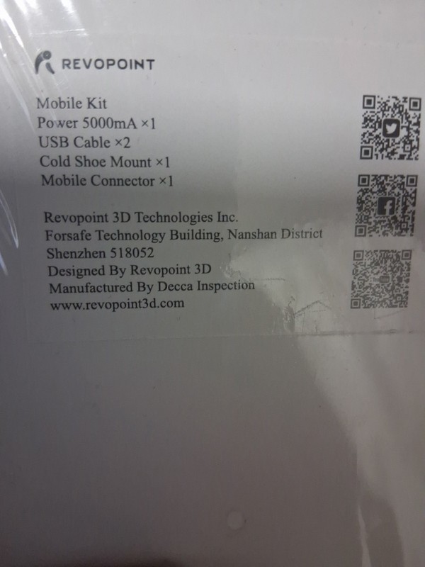 Revopoint Mobile Kit for 3D Scanners (5000mAh Power Bank) - Brand New Sealed gallery