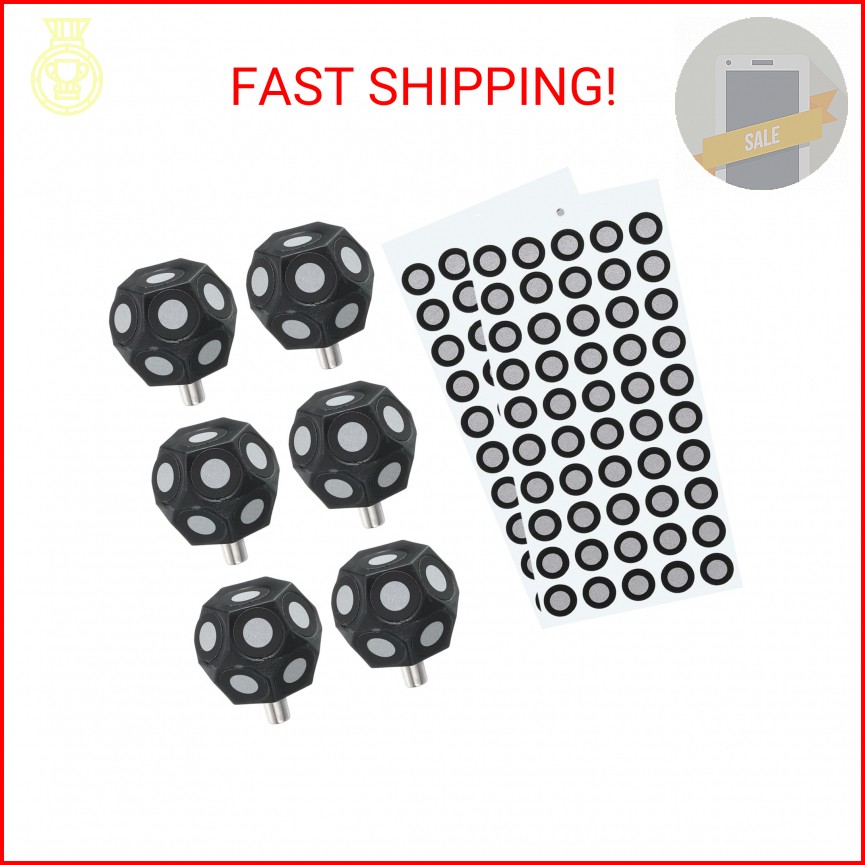uxcell 6 Pcs 3D Magnetic Ball Marker with 100 Pcs 6x10mm 3D Scanning Markers 3D gallery