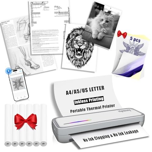 Portable Thermal Wireless Printers for Home Use, Inkless-Bluetooth-Printer gallery