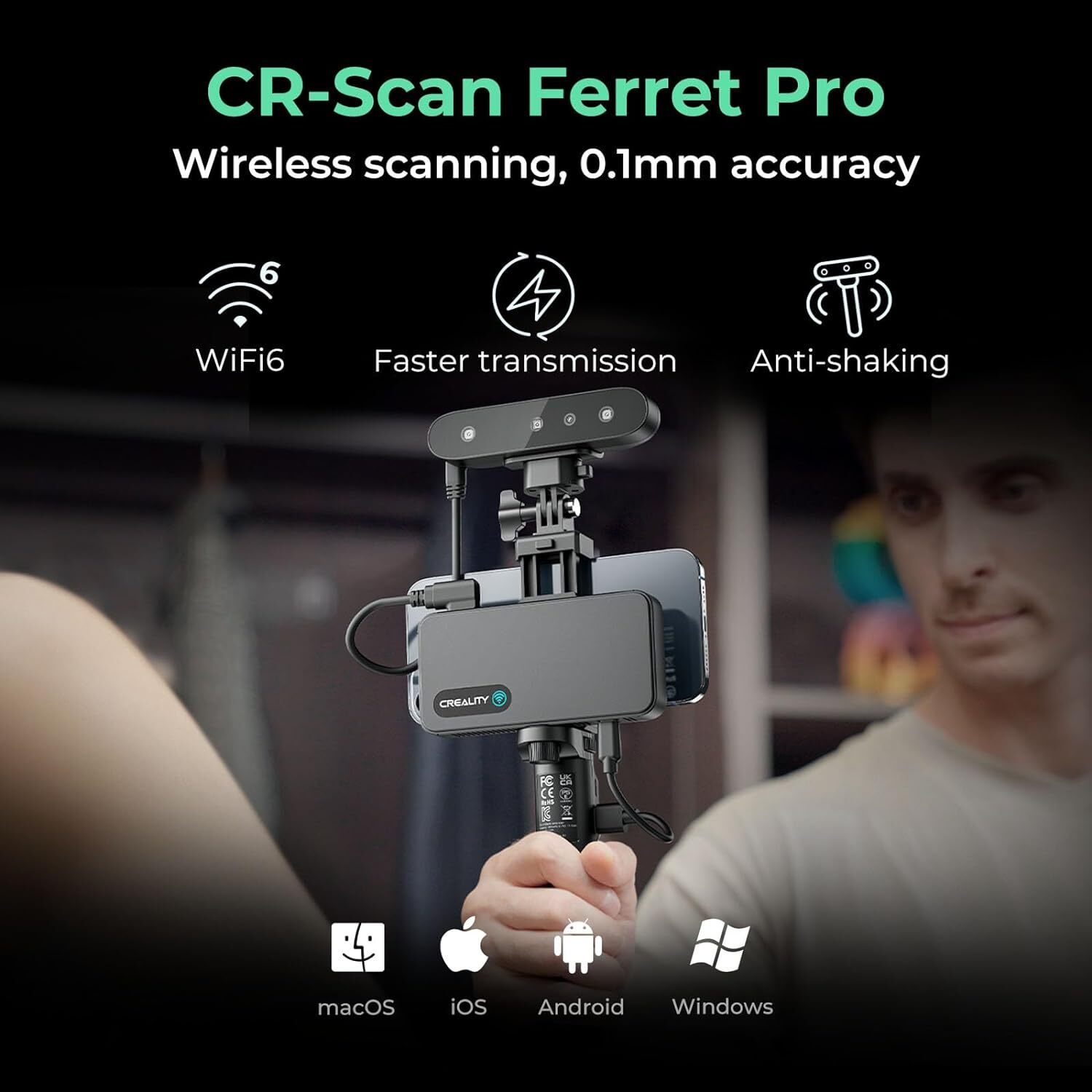 Creality Upgrade Kit for Wireless Scanning WiFi6 for CR-Scan Ferret/Ferret SE gallery