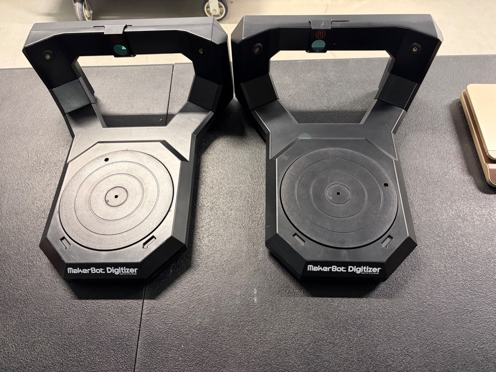As-is Lot of 2 MakerBot Digitizer Desktop 3D Scanner