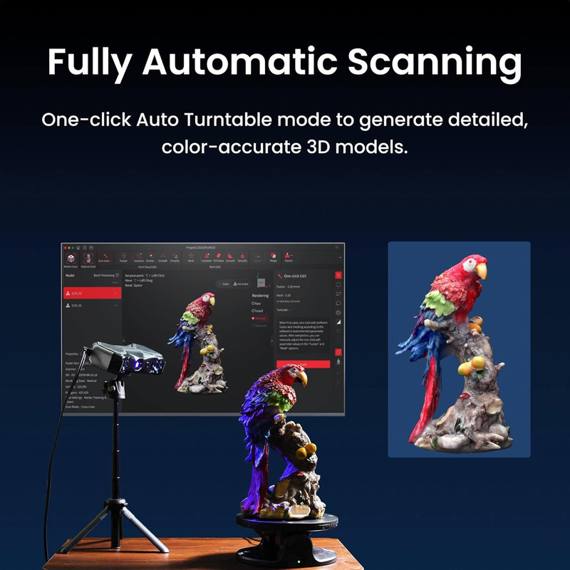 Metrox Pro 3D Scanner for 3D Printing, Industrial-Grade Precision 0.01Mm, 30+15 gallery