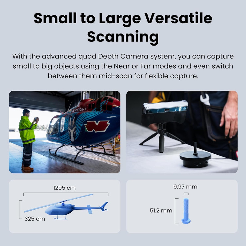 MIRACO plus 3D Scanner for 3D Printing Handheld, 3D Printer Scanner with Photogr gallery
