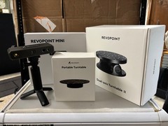 Revopoint MINI 3D Scanner with Rotary Base + Dual-Axis Turntable II