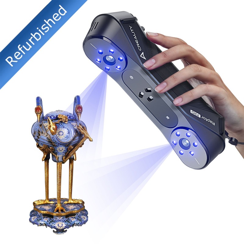 【Refurbished】Creality Raptor Pro 3D Scanner 0.02mm Accuracy with Scan Bridge gallery