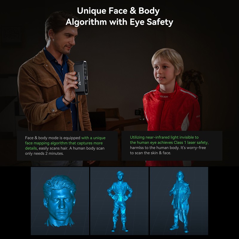Creality CR-Scan Otter 3D Scanner 24-Bit Full-Color for iOS Android Windows W5L2 gallery