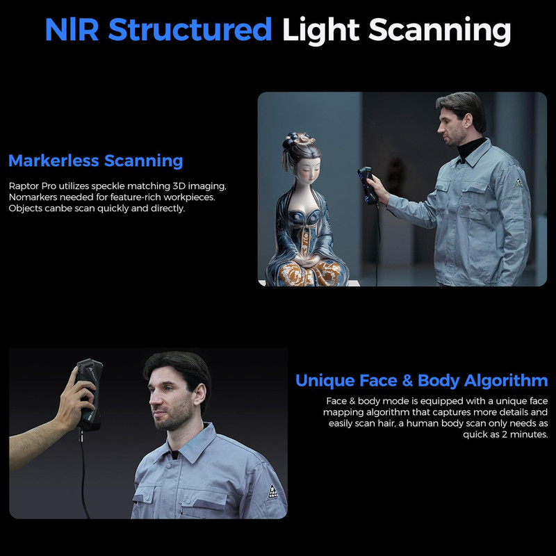 3D Scanner Raptor Pro for Automotive & Engineering Projects with Metrology-Grade gallery