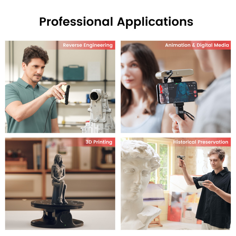 Revopoint INSPIRE2 3D Scanner For 3D Printer Handheld Outdoor Laser Scanner gallery