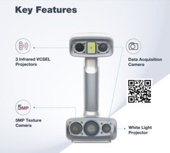 Shining3D EinScan H2 3D Scanner for Medical Design Reverse Engineering