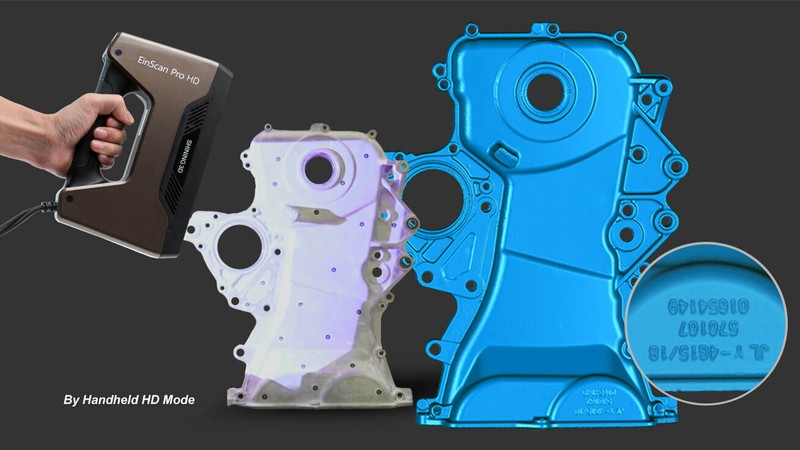 Shining3D EinScan Pro HD Handheld 3D Scanner Industrail Pack + Color Pack HD gallery